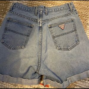 Vintage Guess jean shorts